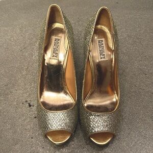 Badgley Mischka crystal heels 8.5 M